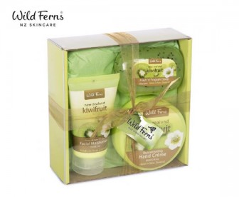 Wild Ferns 帕氏 奇异果护肤礼盒(面部保湿防晒霜SPF15+护手霜+香皂) Wild Ferns 帕氏 奇异果护肤礼盒(面部保湿防晒霜SPF15+护手霜+香皂)